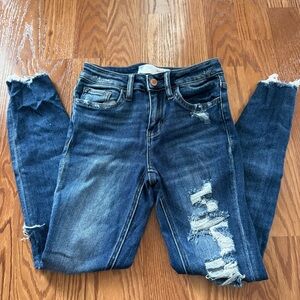 EUC, Women’s Buckle Bridge by Gly distressed  Jeans, Size 24